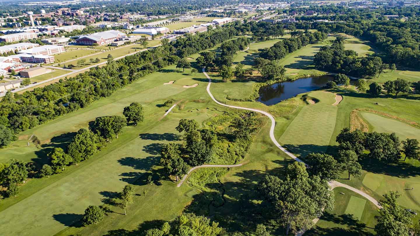 Another aerial shot of 17 at Shoreacres